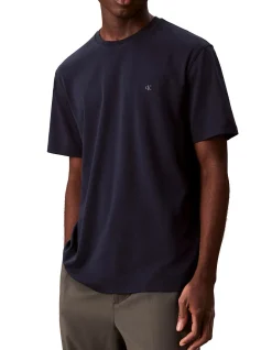 Supima Chest Emb Crewneck T Shirt