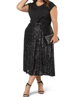 Sure Thing Sequin Skirt