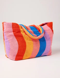 Surfs Up Terry Oversized Beach Bag