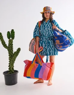 Surfs Up Terry Oversized Beach Bag