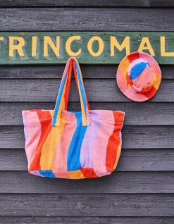 Surfs Up Terry Oversized Beach Bag