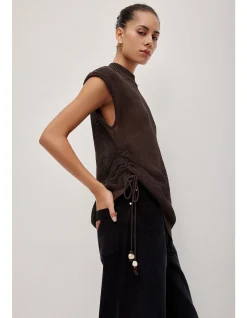 Suri Ruched Knit Top