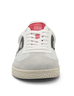 SWAN-SUEDE LEATHER&CALFSKIN SNEAKER