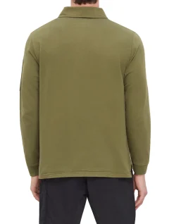 SWEATSHIRTS POLO COLLAR IN LIGHT FLEECE