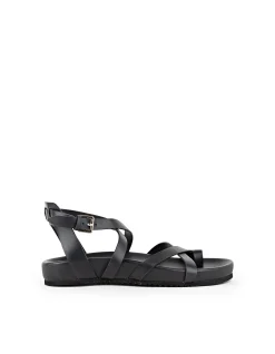 SYM STRAPPY SANDAL ON FOOTBED