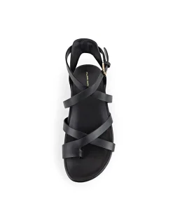 SYM STRAPPY SANDAL ON FOOTBED