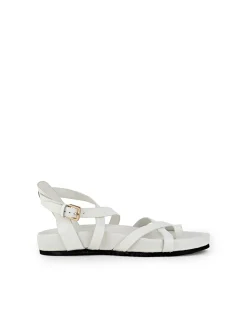 SYM STRAPPY SANDAL ON FOOTBED