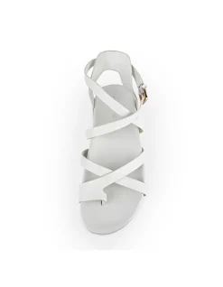 SYM STRAPPY SANDAL ON FOOTBED