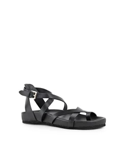 SYM STRAPPY SANDAL ON FOOTBED