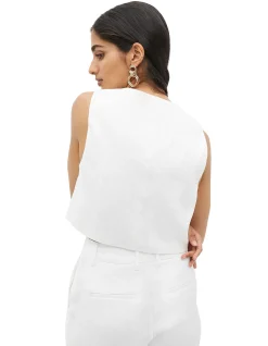 TAILORED CROP VEST