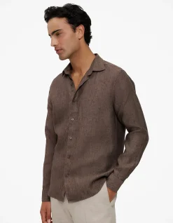 Tailored Fit Delave Linen Shirt