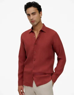 Tailored Fit Delave Linen Shirt