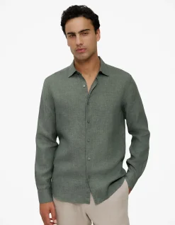 Tailored Fit Delave Linen Shirt