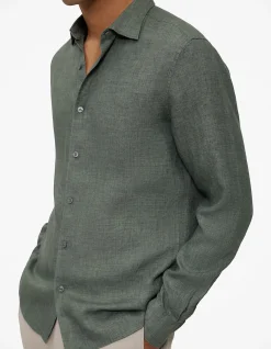 Tailored Fit Delave Linen Shirt