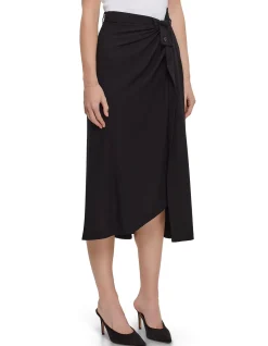 TAILORED MIDI SKIRT