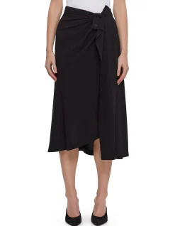 TAILORED MIDI SKIRT