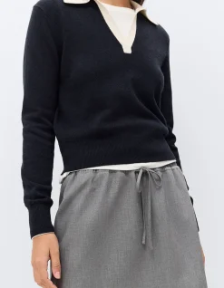 TAILORED PULL ON SKIRT