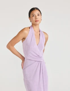 Tamsin Halter Jersey Maxi Dress
