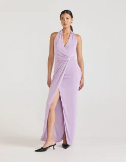 Tamsin Halter Jersey Maxi Dress