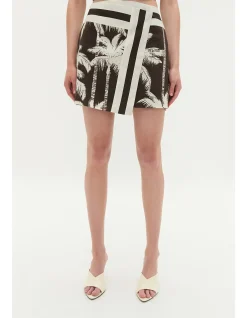 Tansia Wrap Mini Skirt