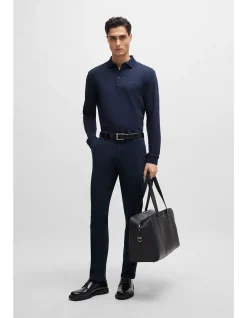 Tapered-Fit Chinos in Cotton Blend