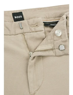 Tapered-fit chinos in a cotton blend