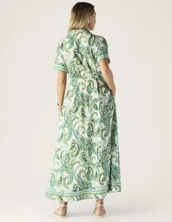TARA PRINT SHIRT DRESS