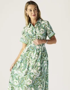 TARA PRINT SHIRT DRESS