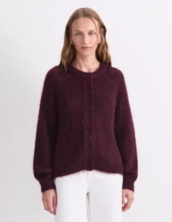 TATIANA MOHAIR TWIST CARDIGAN