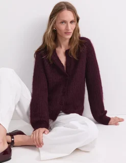 TATIANA MOHAIR TWIST CARDIGAN