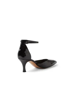 Tatu Patent Pointed Ankle Strap Heels