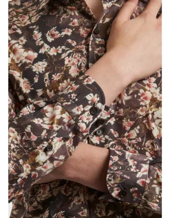 TB COTTON FLORAL PRINT REGULAR CUFF SHIRT