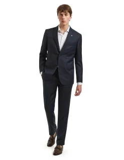TB TEXTURED NOTCH LAPEL JACKET