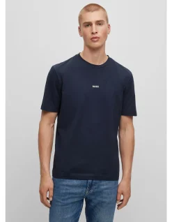 Tchup Logo T-Shirt Navy