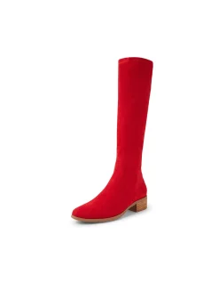 Tenley Stretch Microsuede Knee Boots