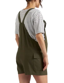 TERRY LINEN PLAYSUIT