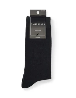 Textured Stripe Cotton Blend Crew Sock