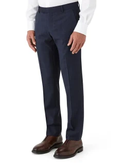 TEXTURED CHECK TROUSER