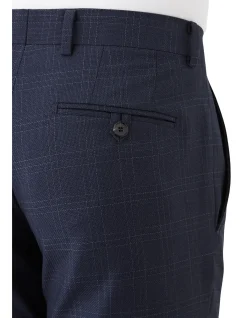 TEXTURED CHECK TROUSER
