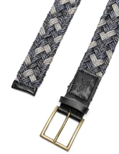 Thames Weave Belt - Denim Multi