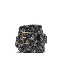 Thames Weave Belt - Denim Multi