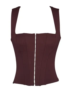 THE BALCONETTE FITTED CORSET TOP
