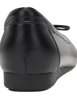 The Ballet Black Leather Ballet Flats