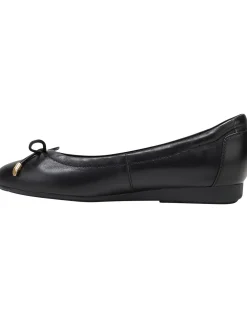 The Ballet Black Leather Ballet Flats