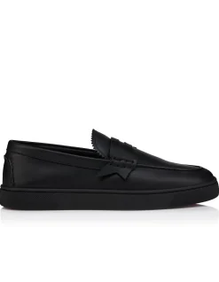 THE HAROLD I FLAT CALF RETOURNE DS BLACK LOAFERS