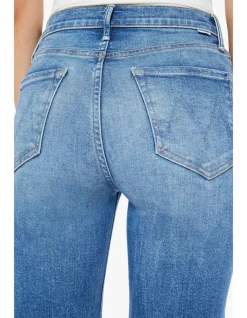 The Kick It High Rise Straight Leg Jeans