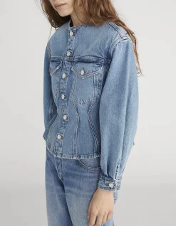 The Nipped Collarless Jacket