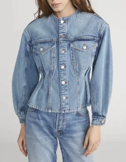 The Nipped Collarless Jacket