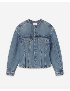 The Nipped Collarless Jacket