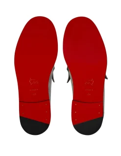 THE PLATO LOAFER FLAT VEAU VELOURS PHANTOM GREY LOAFERS